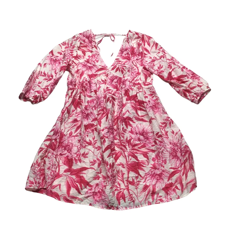 Savings Galore Pink Dress Casual Short H&m, Size S