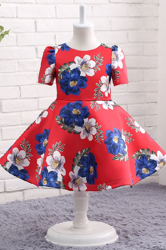 Weekend Special Floral Short Flower Girl Dress