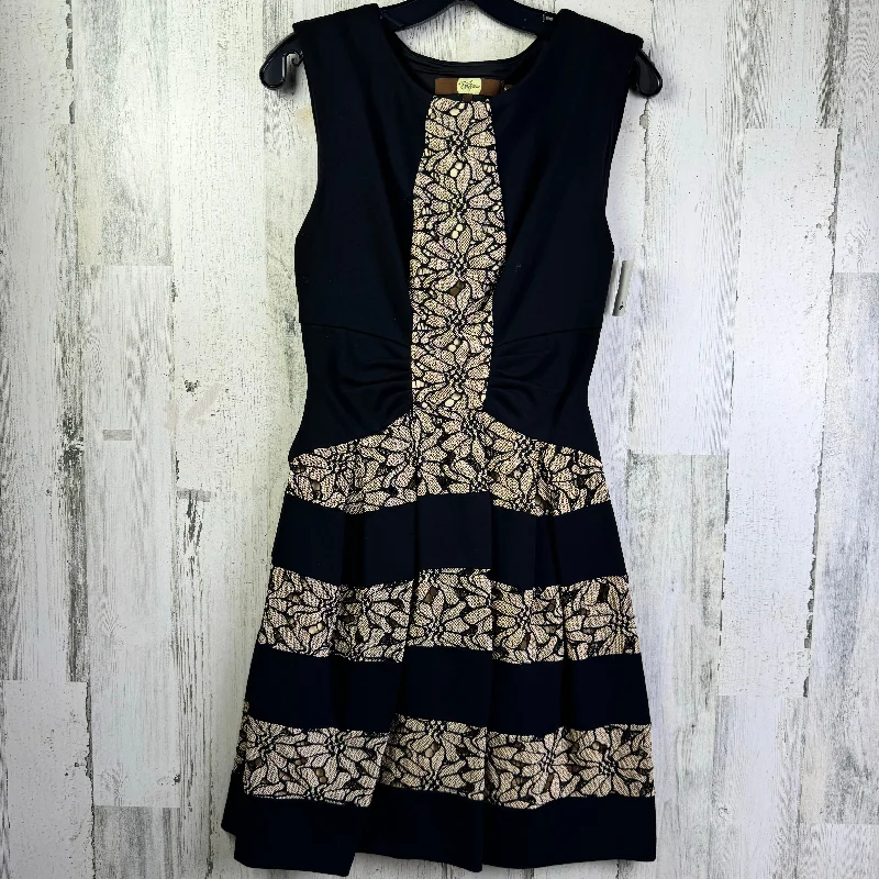 Discount Days Black & Cream Dress Party Short Eva Franco, Size S