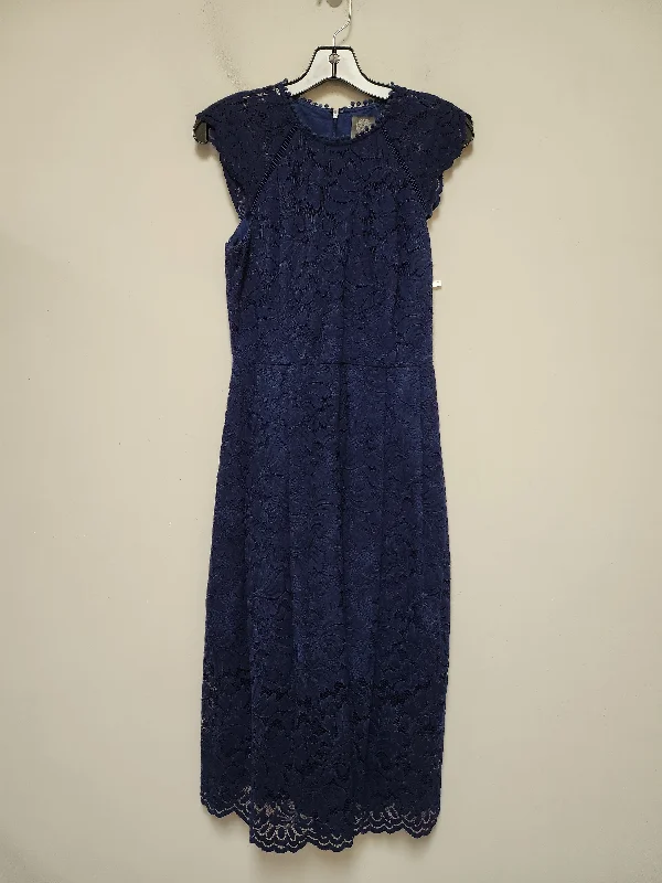 Price Fest Navy Dress Casual Midi Vince Camuto, Size Xs