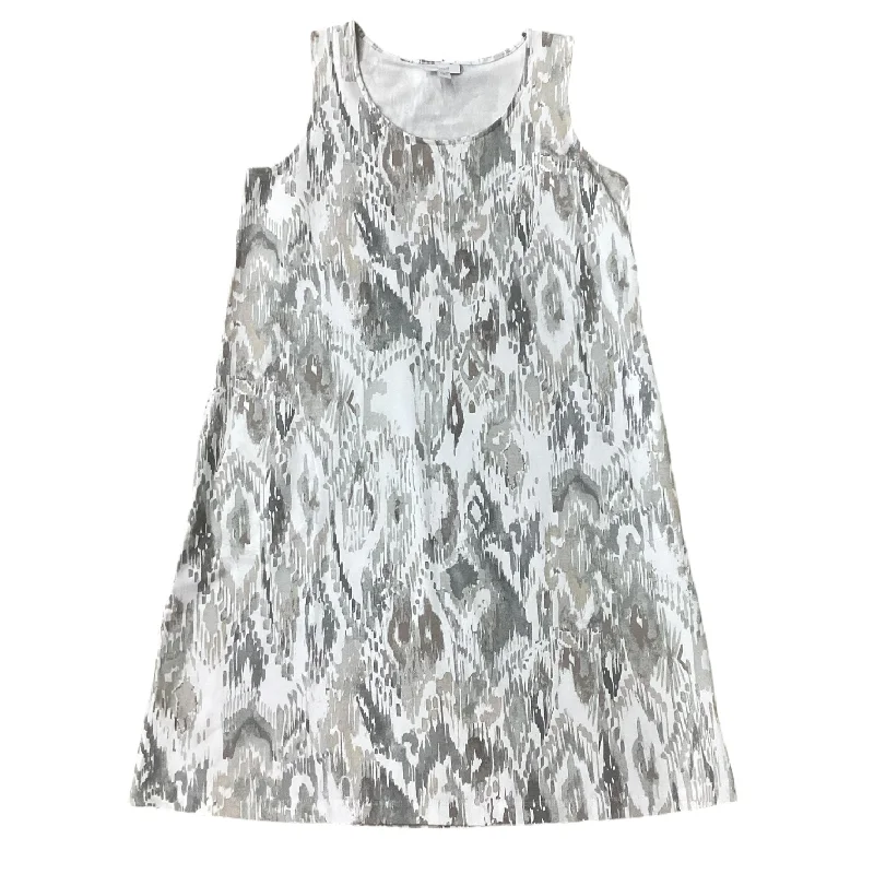 Online Only Grey Dress Casual Midi Pure Jill, Size S