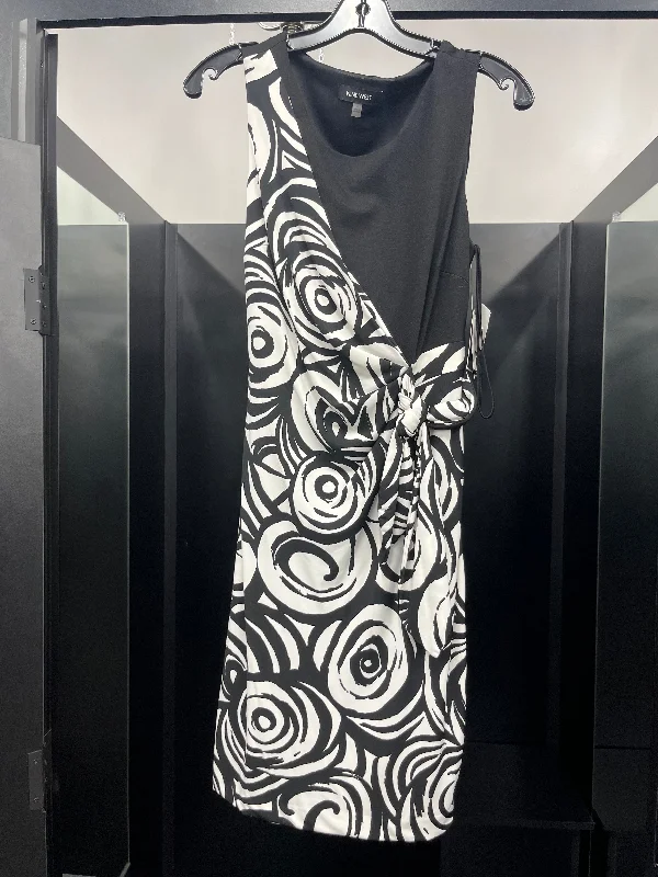 Deal Frenzy Black White Dress Work Nine West Apparel, Size S