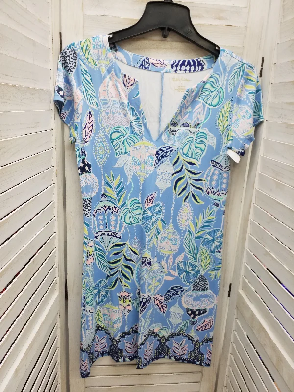 Exclusive Access Blue Dress Casual Short Lilly Pulitzer, Size S