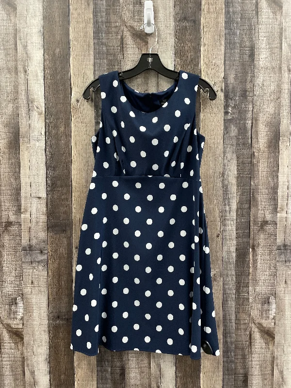 Extra Savings Polkadot Pattern Dress Casual Short Connected Apparel, Size Petite  M