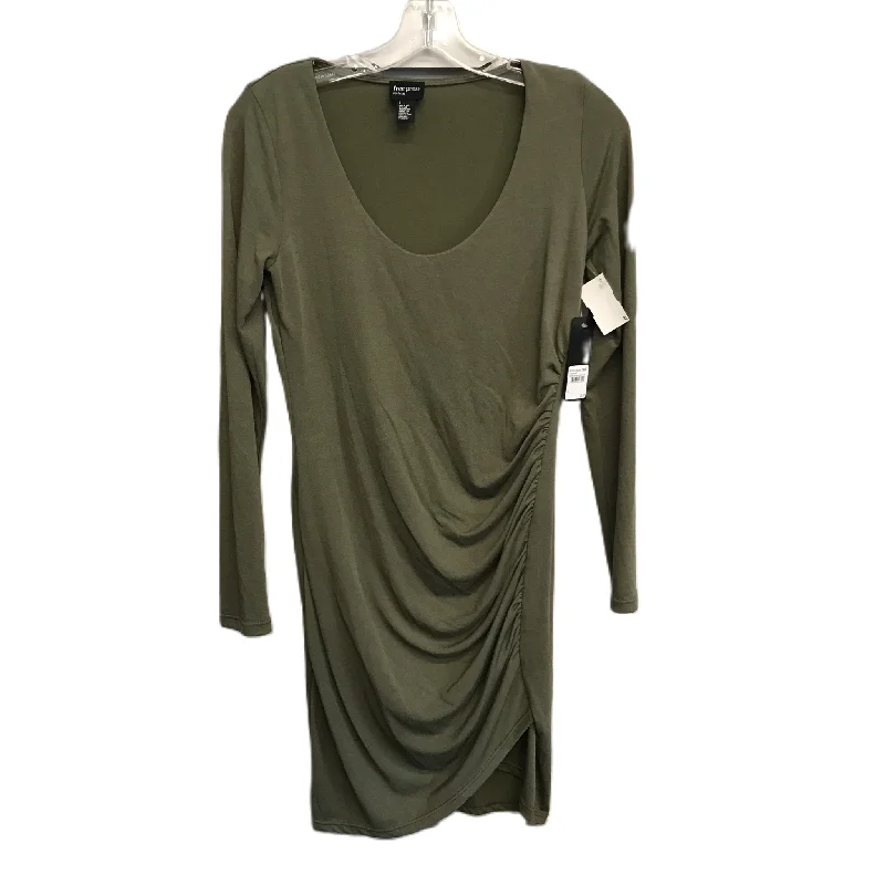 Deal Mania Green Dress Work By Free Press, Size: S
