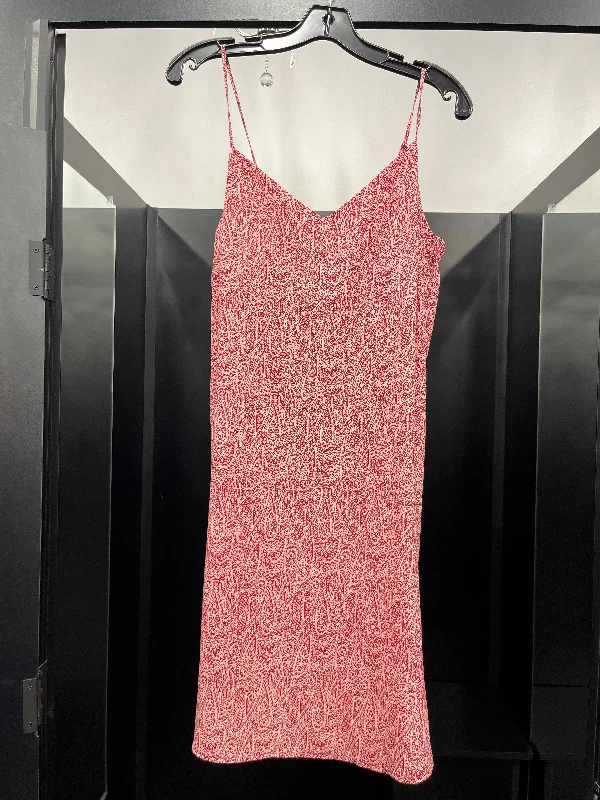 Super Bargain Red Dress Casual Midi Joe Fresh, Size S