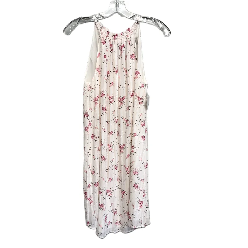 Crazy Savings Floral Print Dress Casual Short By Loft, Size: Xs