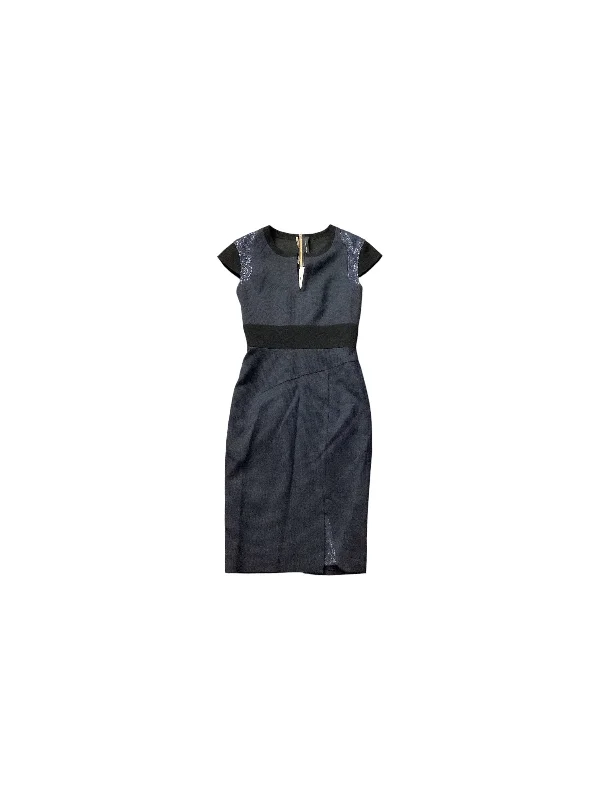 Reduced Prices Blue Dress Casual Midi Clothes Mentor, Size 6