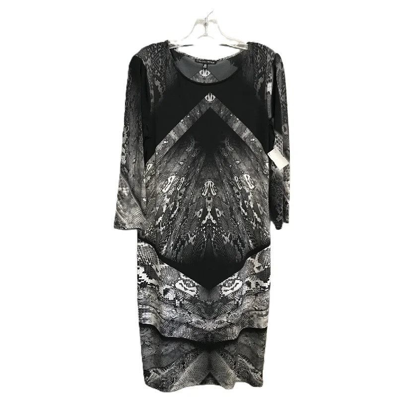 Special Discount Black & White Dress Work By Saks Fifth Avenue, Size: L