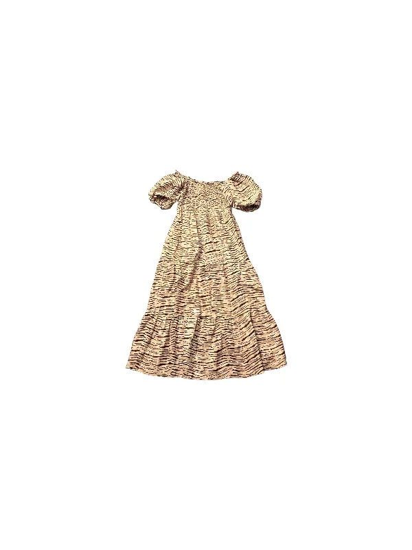 Members Only Zebra Print Dress Casual Maxi Faithfull The Brand, Size 2