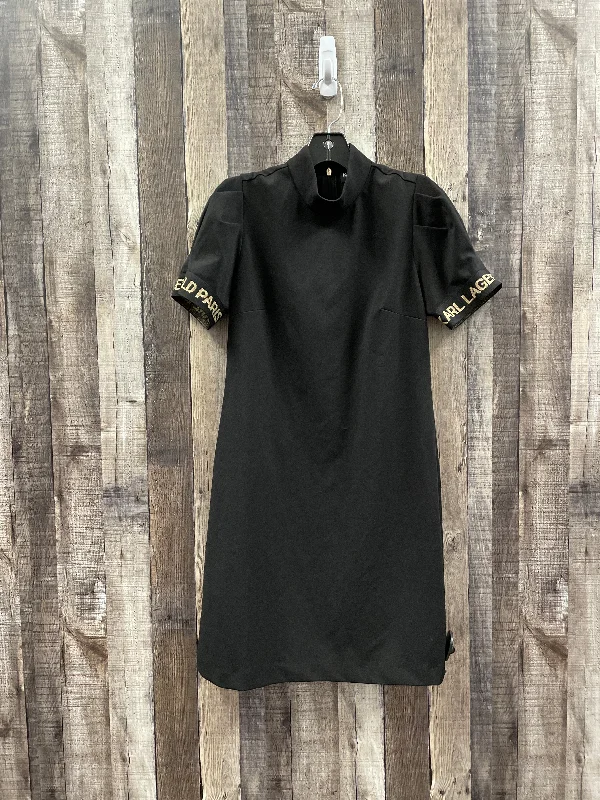 Mega Sale Black Dress Party Short Karl Lagerfeld, Size S