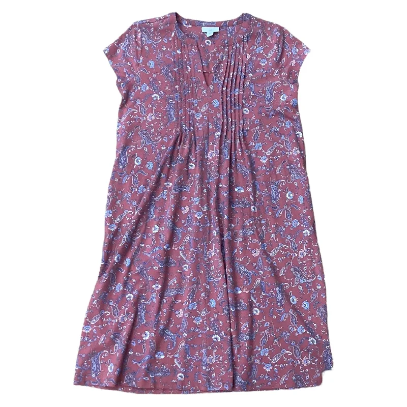 Quick Sale Paisley Print Dress Casual Midi J. Jill, Size S
