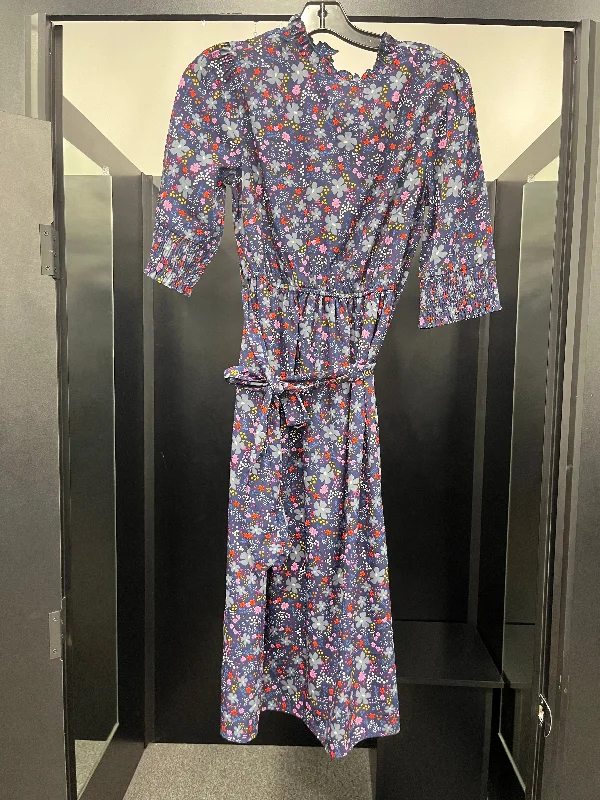 Bonus Savings Floral Dress Casual Midi Qed London, Size S
