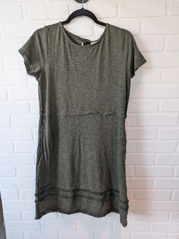 Price Drop Alert Green Dress Casual Short J. Jill, Size S