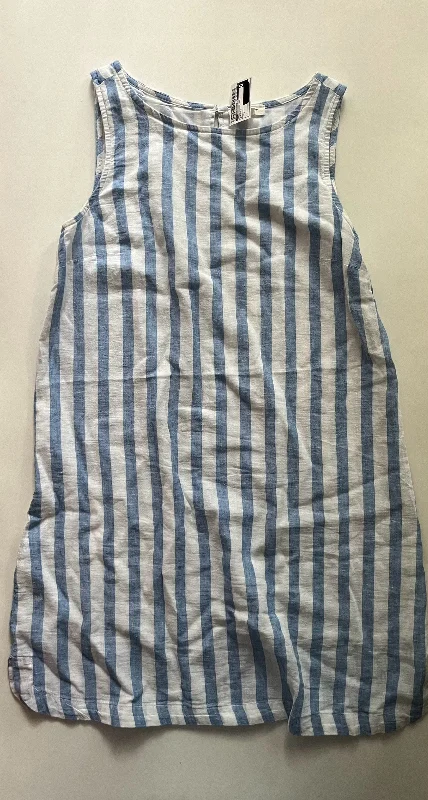 Special Buy Striped Dress Casual Midi Beachlunchlounge, Size M