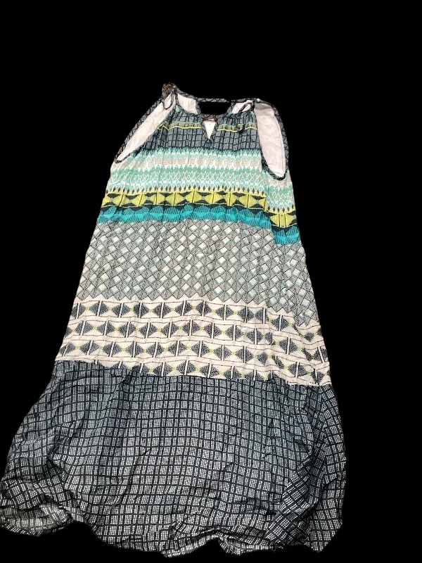Crazy Deals Multi-colored Dress Casual Maxi Prana, Size M