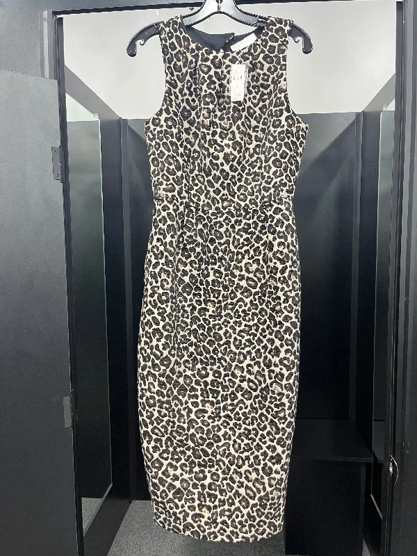 Midnight Madness Animal Print Dress Party Long Anthropologie NWT, Size S