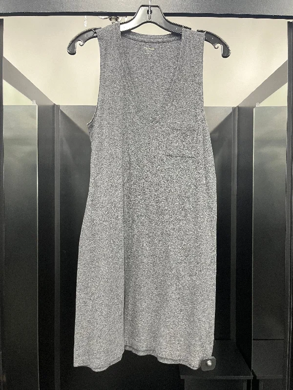 Extra Discounts Grey Dress Casual Midi Madewell, Size S