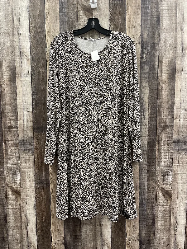 Discount Mania Animal Print Dress Casual Midi Old Navy, Size Xl
