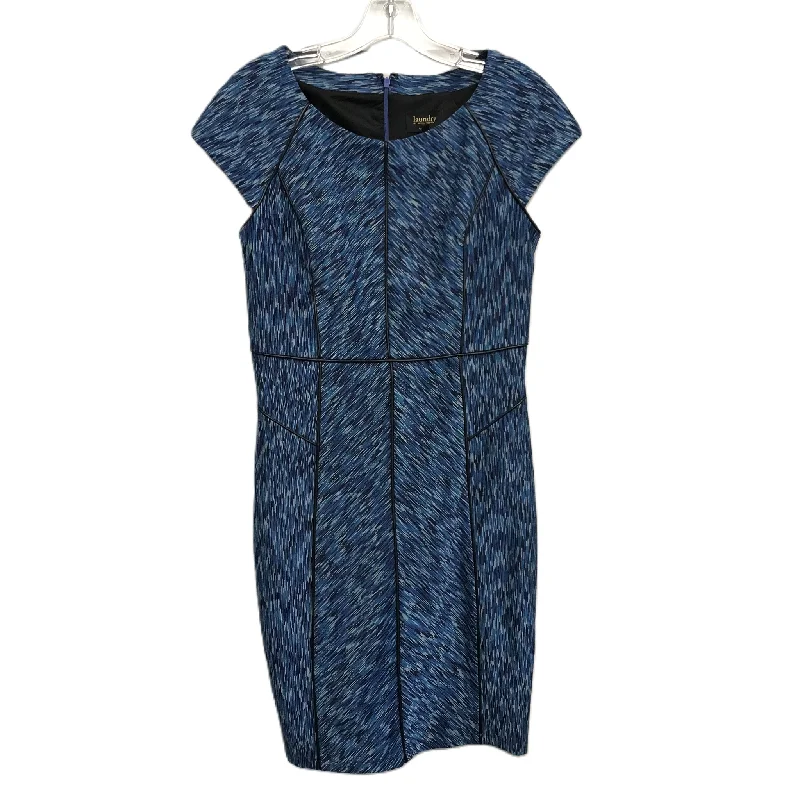 Massive Deals Blue Dress Work By Laundry, Size: S