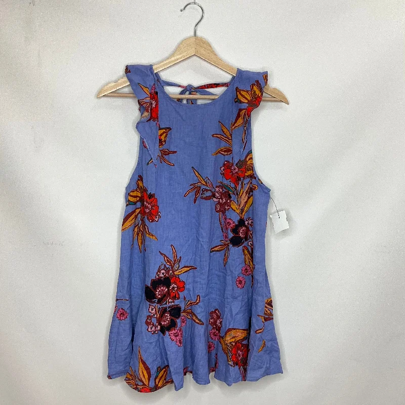 Deal Dash Floral Print Dress Casual Short Free People, Size Xs