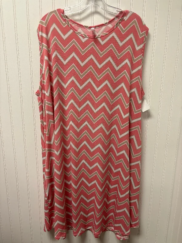 Grand Opening Sale Coral Dress Casual Short Clothes Mentor, Size 2x