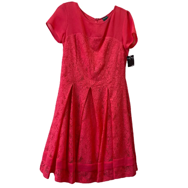 Super Bargain Pink Dress Party Short By Gabby Skye, Size: M