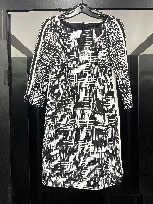 Shop and Save White Black Dress Work Vince Camuto, Size S