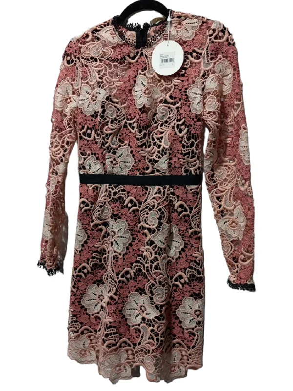 Unmissable Offer Pink Dress Party Short Clothes Mentor, Size M