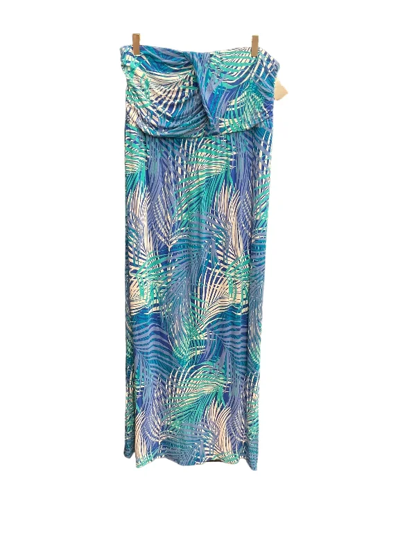 Price Rollback Tropical Print Dress Casual Maxi Lane Bryant, Size Xl