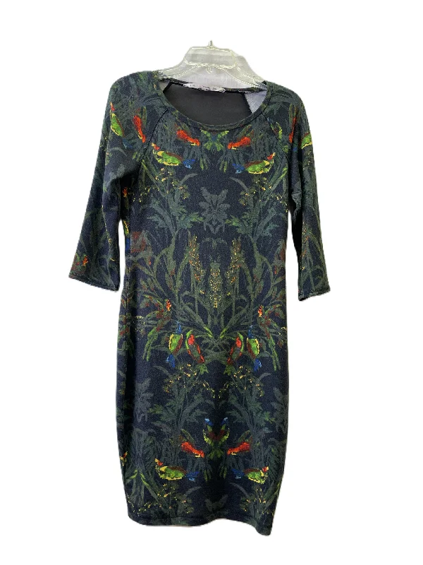 Act Now Green Dress Casual Midi By Rachel Roy, Size: L
