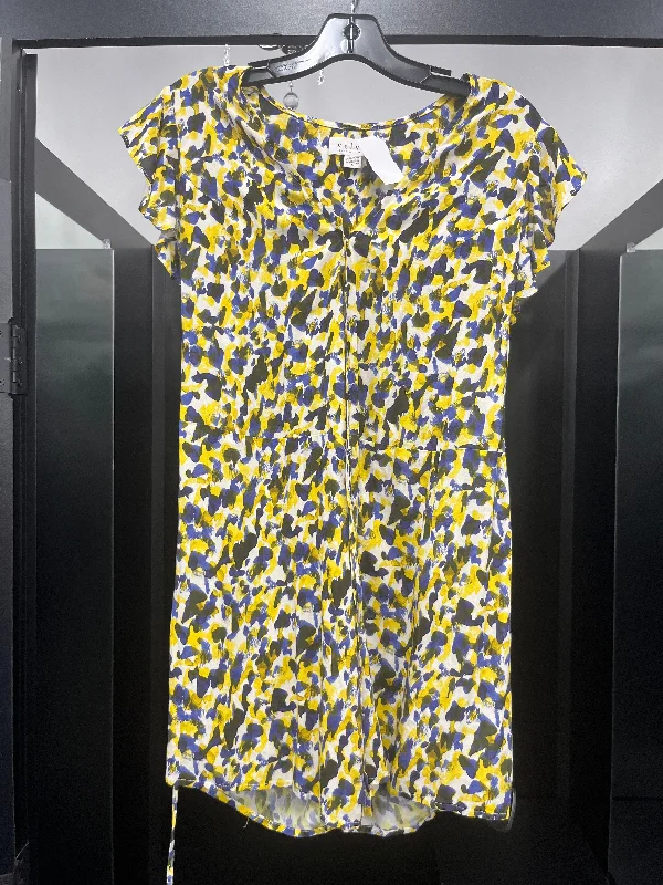 Blowout Sale Multi-colored Dress Casual Midi Velvet, Size S