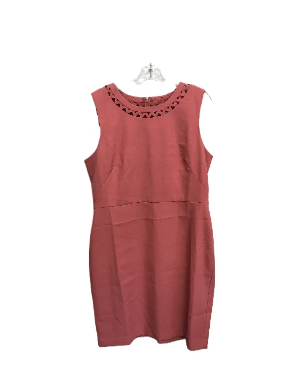 Extra Discounts Red Dress Casual Midi By Loft, Size: Xl