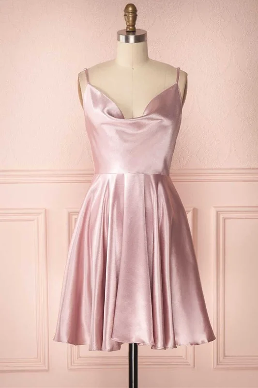 Blowout Deals Cute A-Line Dusty Rose Short Homecoming Dress