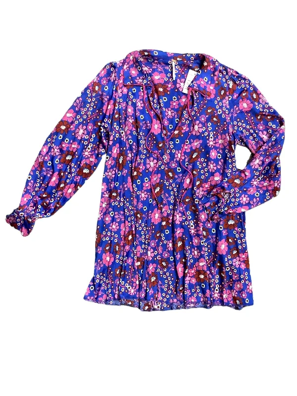 Special Promotion Blue Dress Casual Short Free People, Size Xs