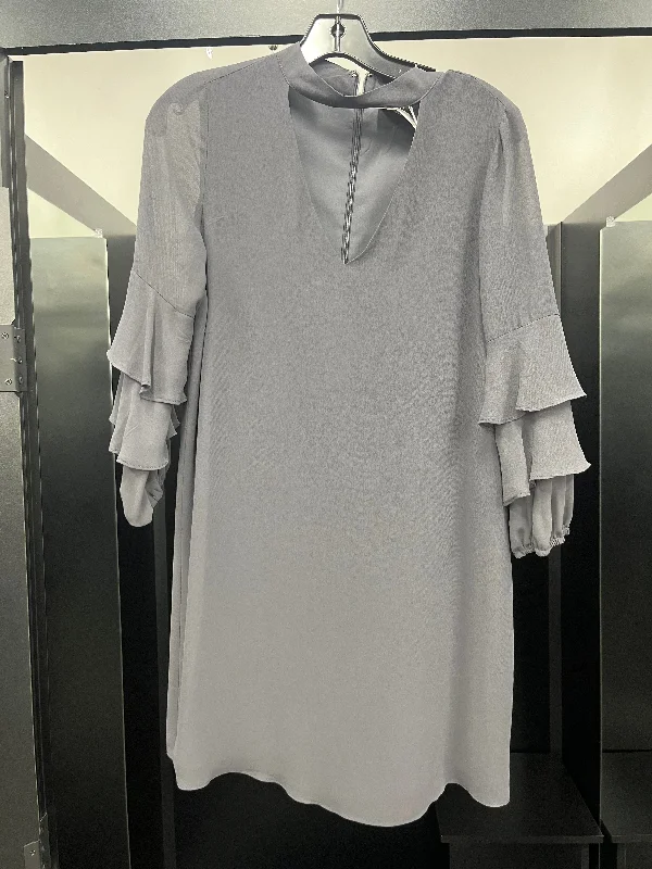 Deal Mania Grey Dress Party Short Naked Zebra, Size S