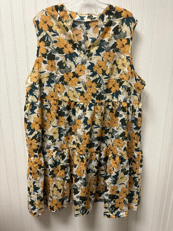 Online Only White Dress Casual Short Clothes Mentor, Size 3x
