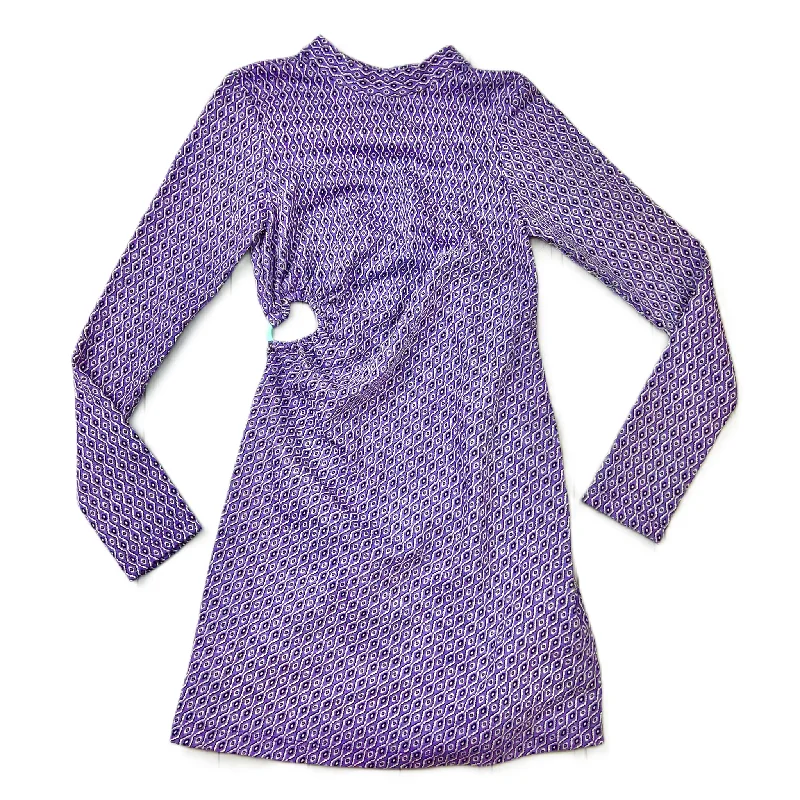 Exclusive Savings Purple Dress Casual Short By Zara, Size: S