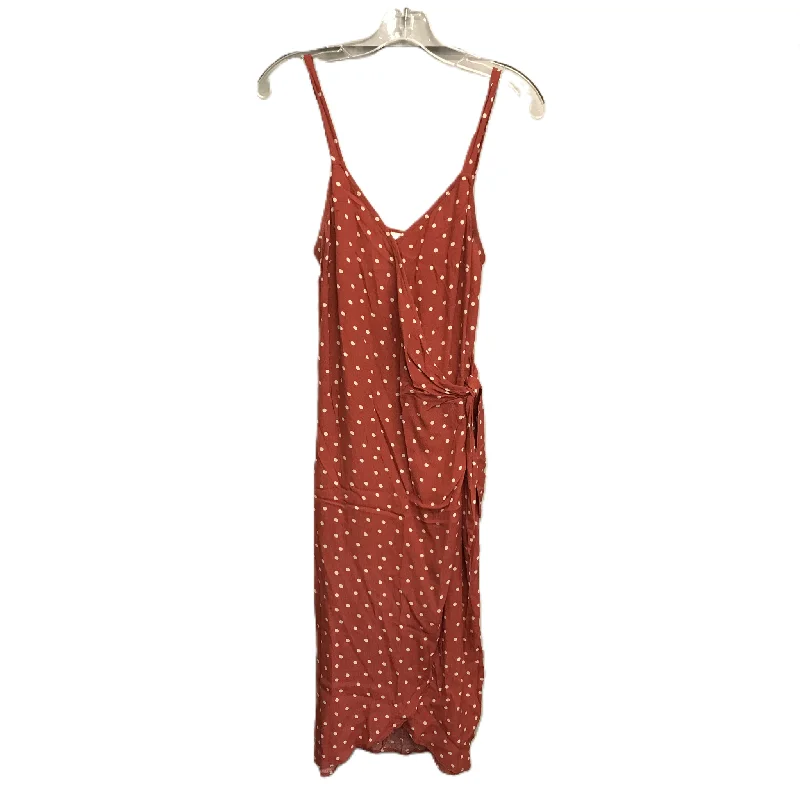 Steals and Deals Polkadot Pattern Dress Casual Short By Madison & Berkeley, Size: S