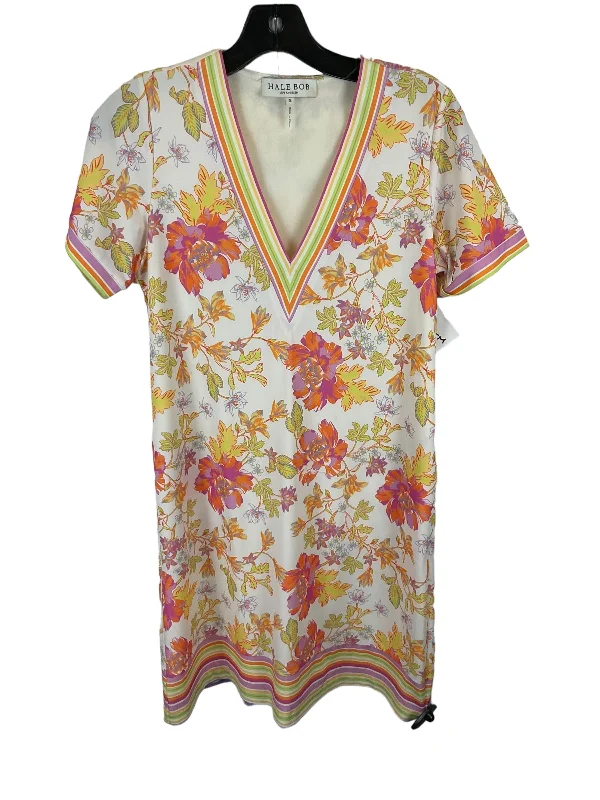Final Clearance Multi-colored Dress Casual Short Hale Bob, Size S
