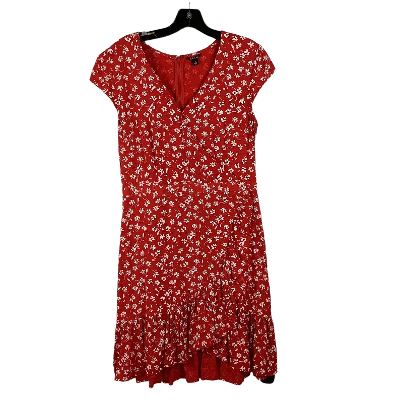 Seasonal Clearance Red Dress Casual Short J. Crew, Size 6