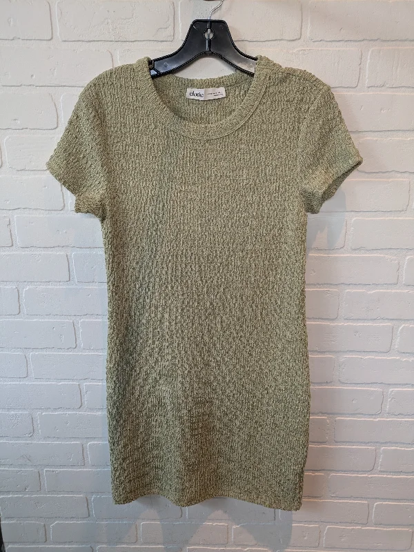Quick Sale Green Dress Casual Short Elodie, Size M
