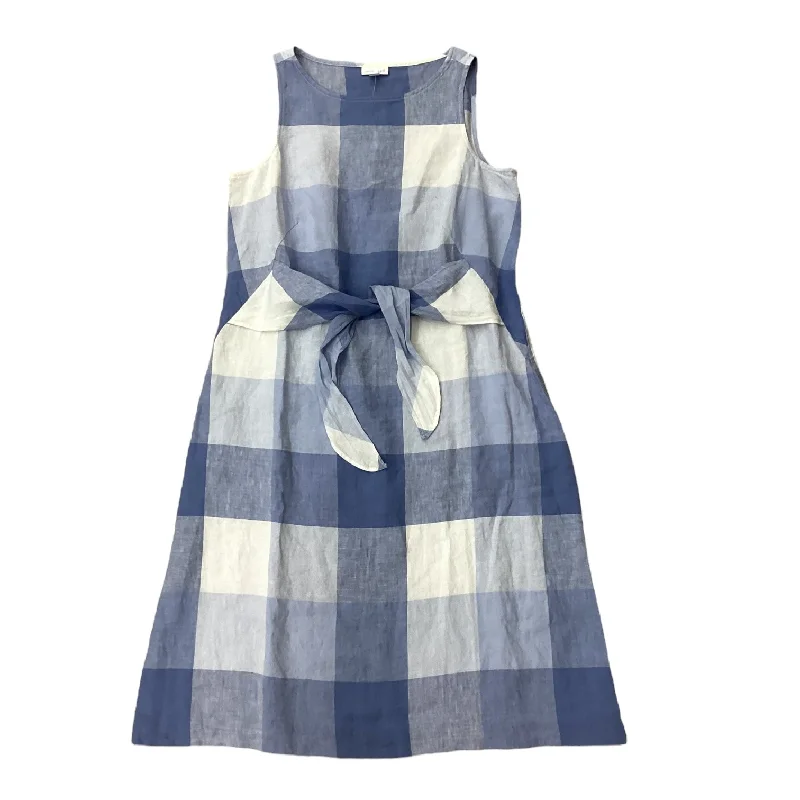 Markdowns Blue & White Dress Casual Maxi J. Jill, Size S