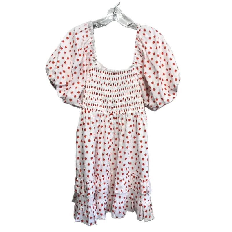 Exclusive Online Offer Polkadot Pattern Dress Casual Short By Sugar Lips, Size: M