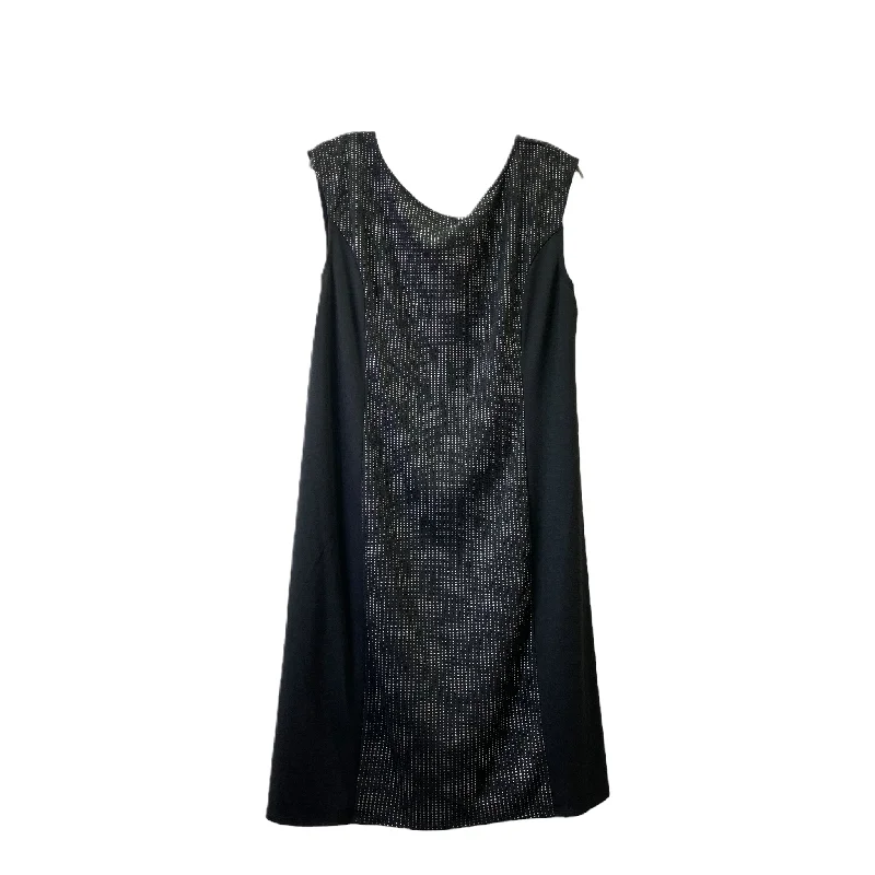 Overstock Black Dress Casual Midi By Laundry, Size: L