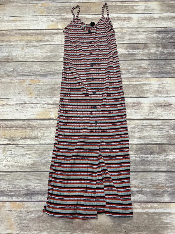 Markdowns Striped Pattern Dress Casual Maxi Wild Fable, Size M