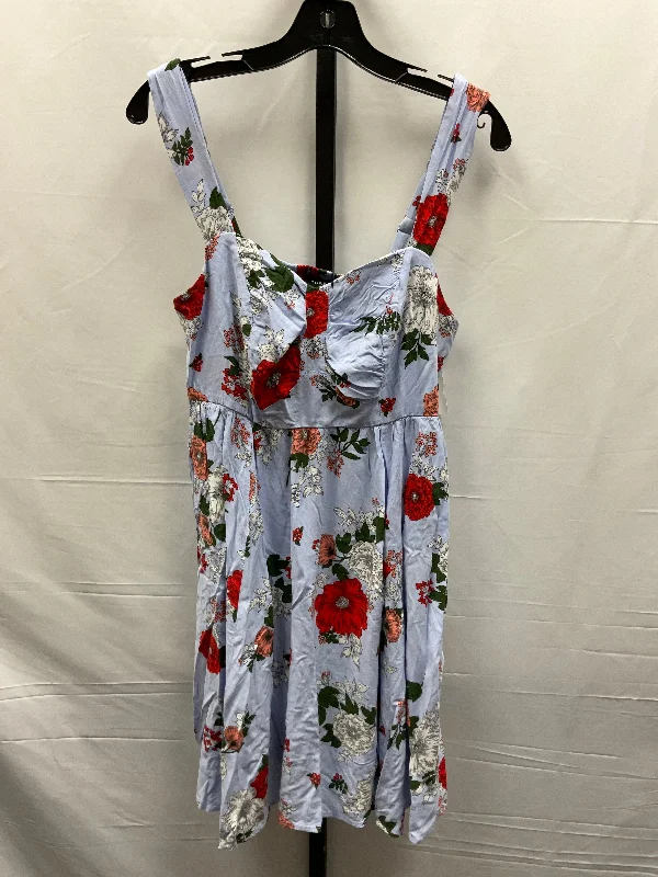 Massive Deals Floral Print Dress Casual Midi Torrid, Size Xl