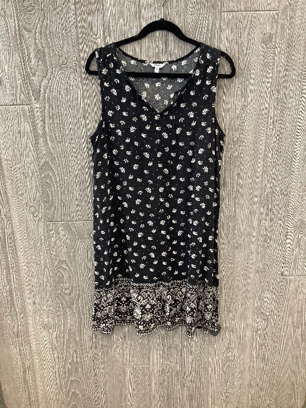 Factory Direct Sale Black Dress Casual Midi Sonoma, Size L