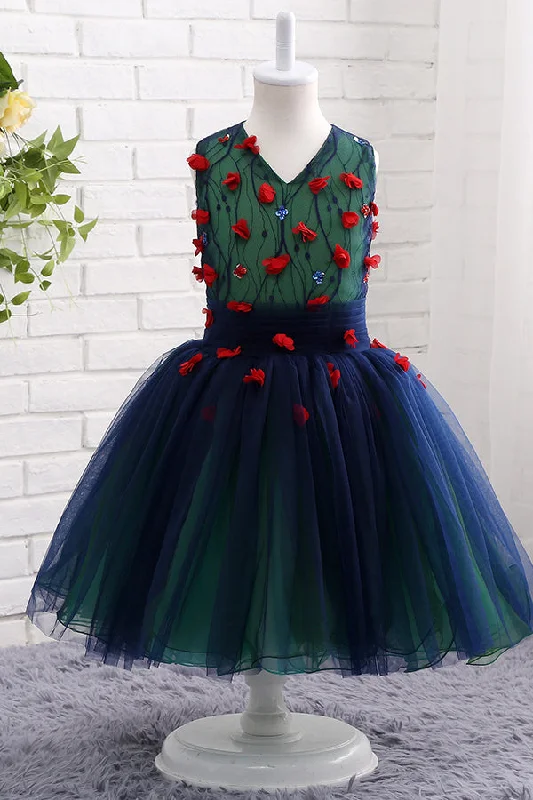 The Best Prices Cute Tutu Dress,Flower Girl Dress with Appliques
