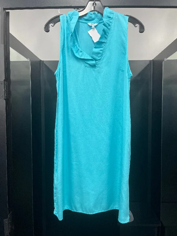 Reduced Prices Blue Dress Casual Midi Crown And Ivy, Size S